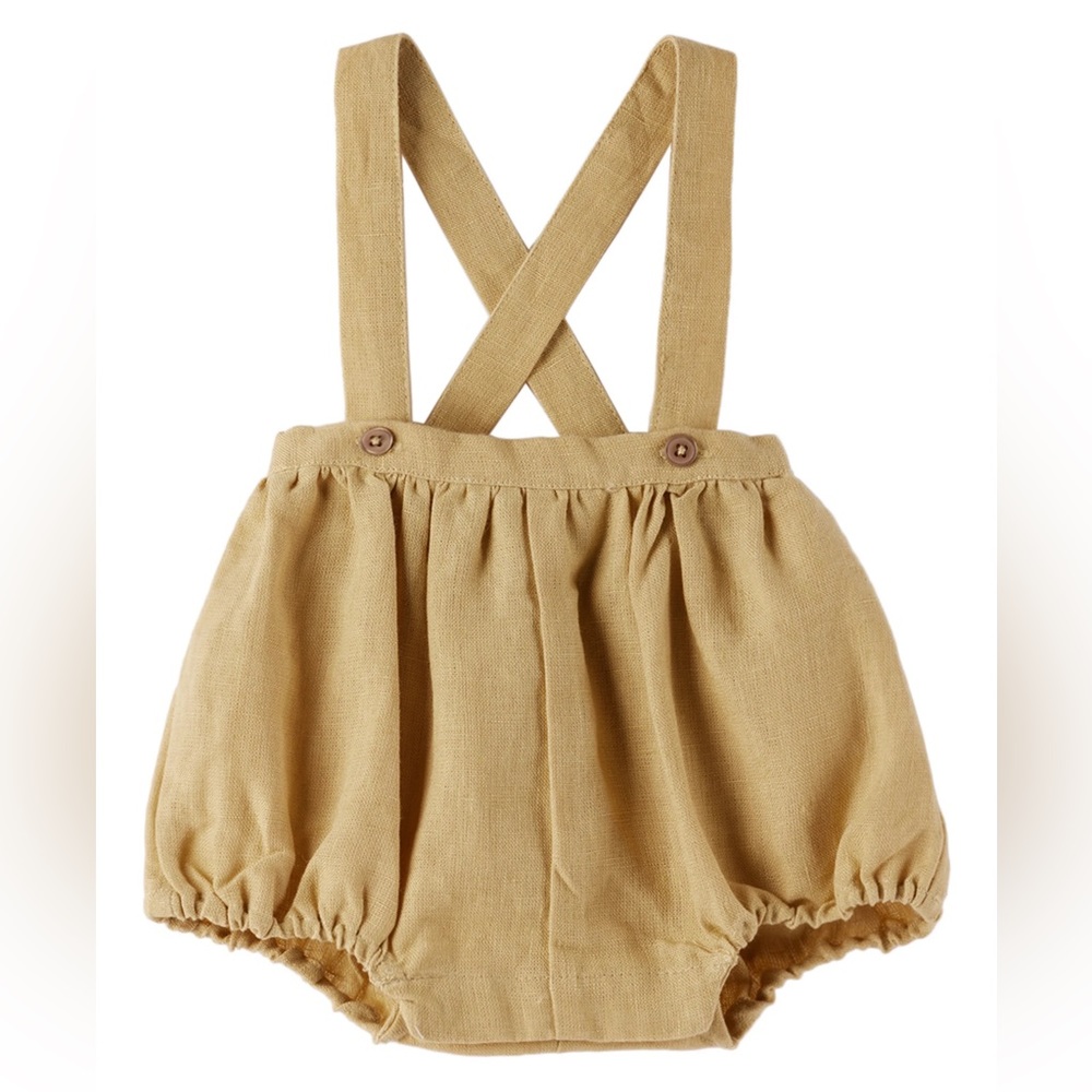 CARAMEL Baby Beige Musa Romper Overalls